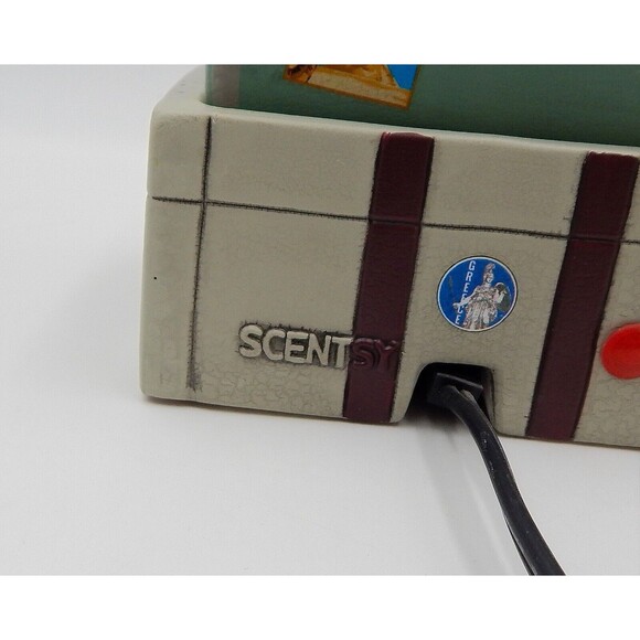 Scentsy Full Wax Warmer Bon Voyage Travel Suitcase Two Piece Aromatherapy - Picture 4 of 9